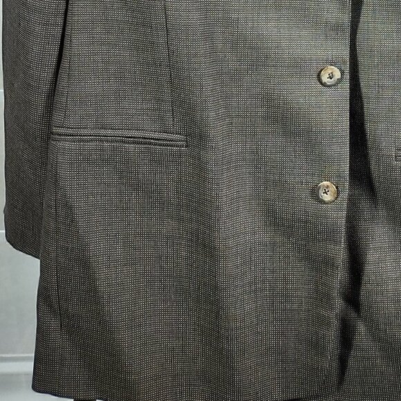 Jhane Barnes Brown To Olive Suit Jacket/Blazer Size 44R - Picture 5 of 12
